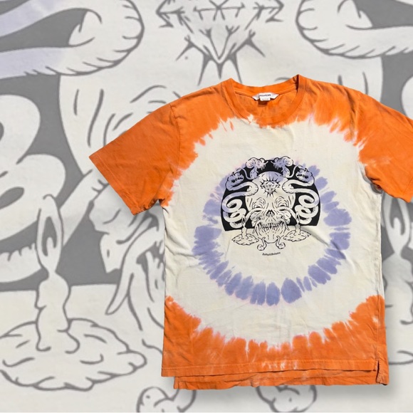 Zadig & Voltaire Tie Dye Devil Vintage T-shirt - Picture 5 of 13